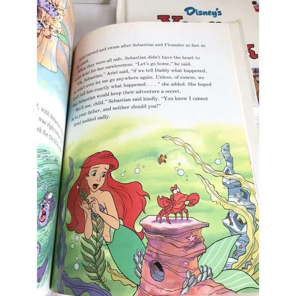 Vintage Disney's Year Book Lot 1992 93 95 96 Wonderful World of Reading Grolier - Picture 9 of 10